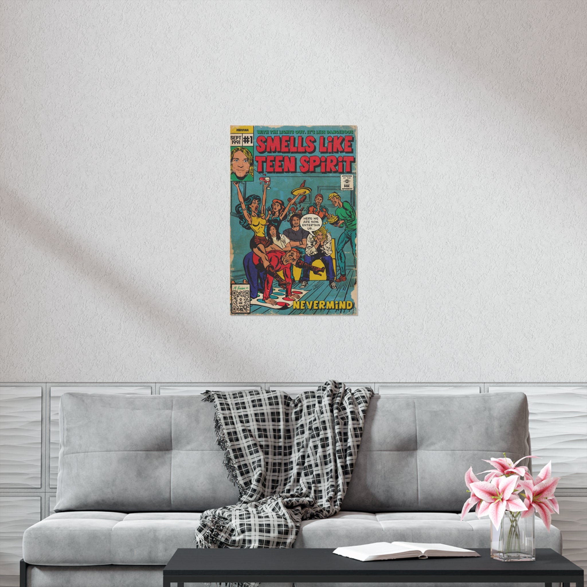 Smells Like Teen Spirit -  Vertical Matte Poster