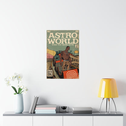 Travis Scott - Astroworld- Vertical Matte Poster