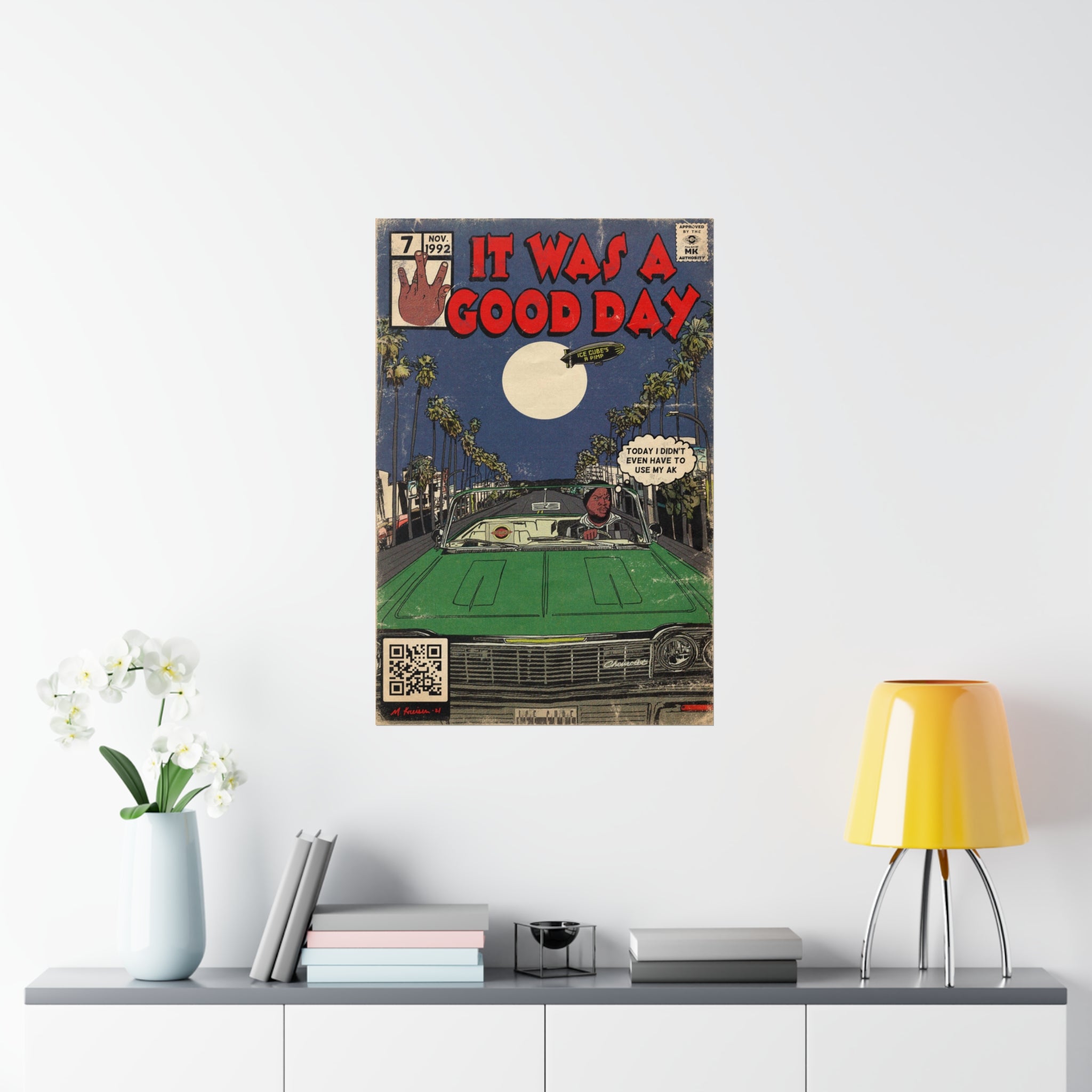 It Was A Good Day - Vertical Matte Poster