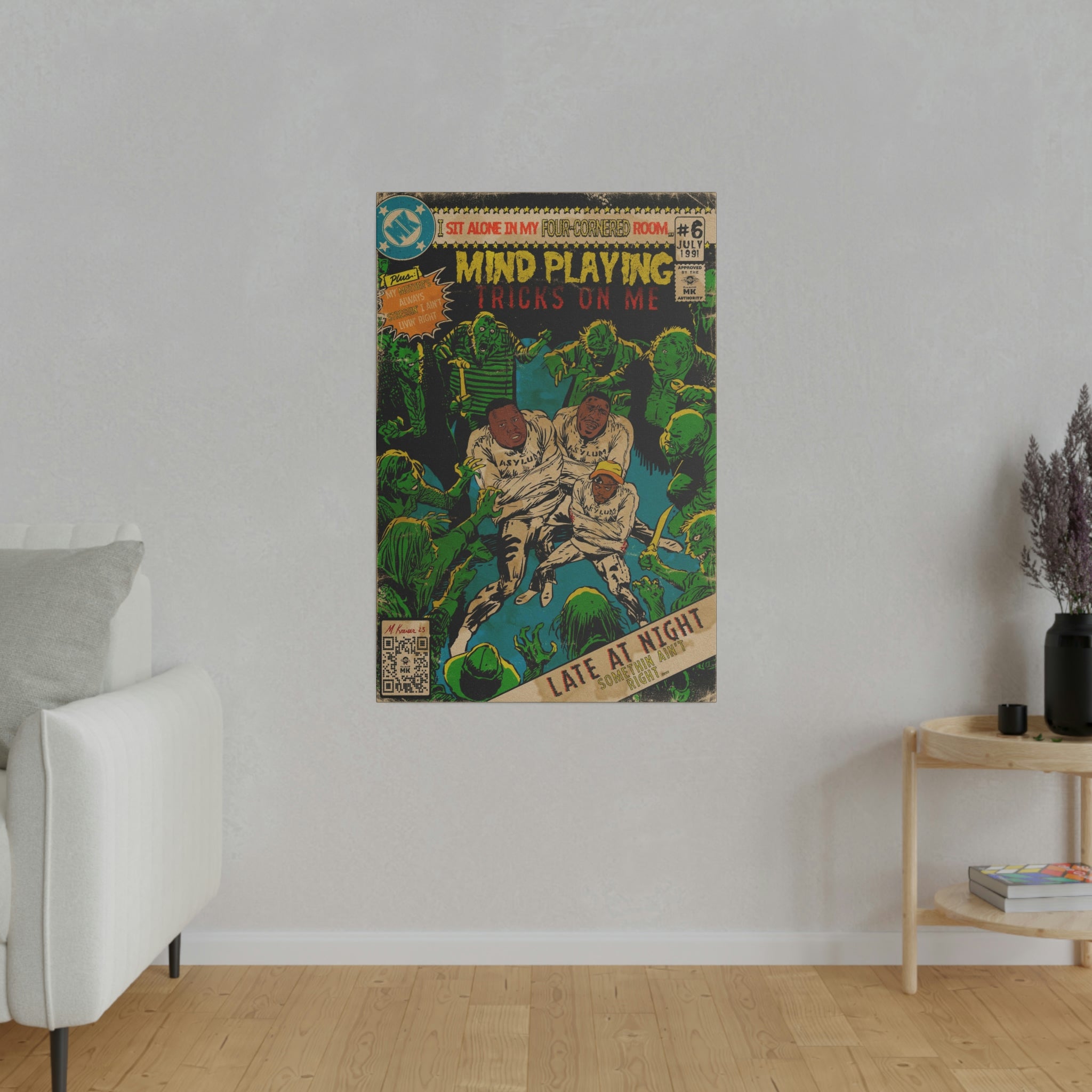 Mind Playing Tricks - Matte Canvas, Stretched, 0.75"