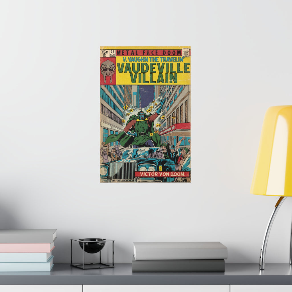 Vaudeville Villain - Vertical Matte Poster