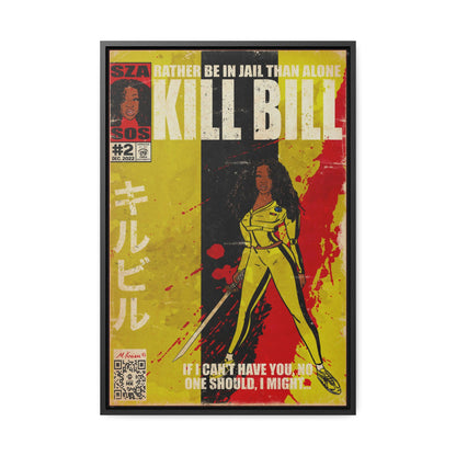 SZA - Kill Bill - Gallery Canvas Wraps, Vertical Frame