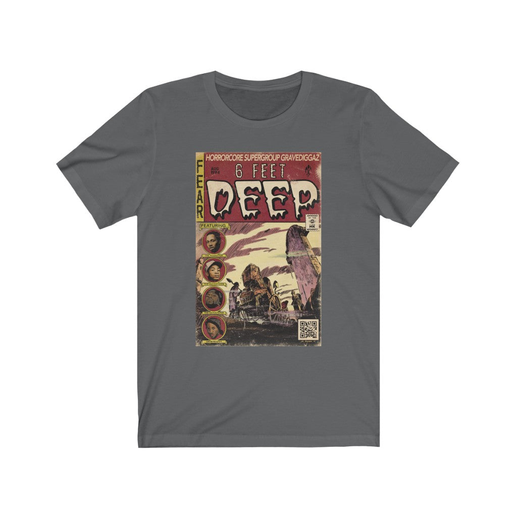 Gravediggaz- 6 Feet Deep - Comic Book Art - Wu-Tang - Unisex Jersey Short Sleeve Tee