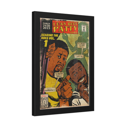 Danny Brown & JPEGMAFIA - Lean Beef Patty - Framed Paper Posters