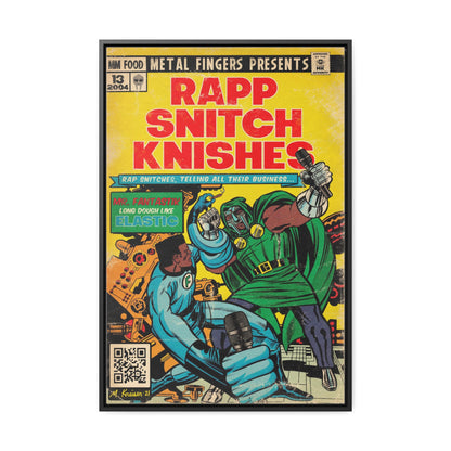 MF DOOM - Rapp Snitch Knishes - Gallery Canvas Wraps, Vertical Frame