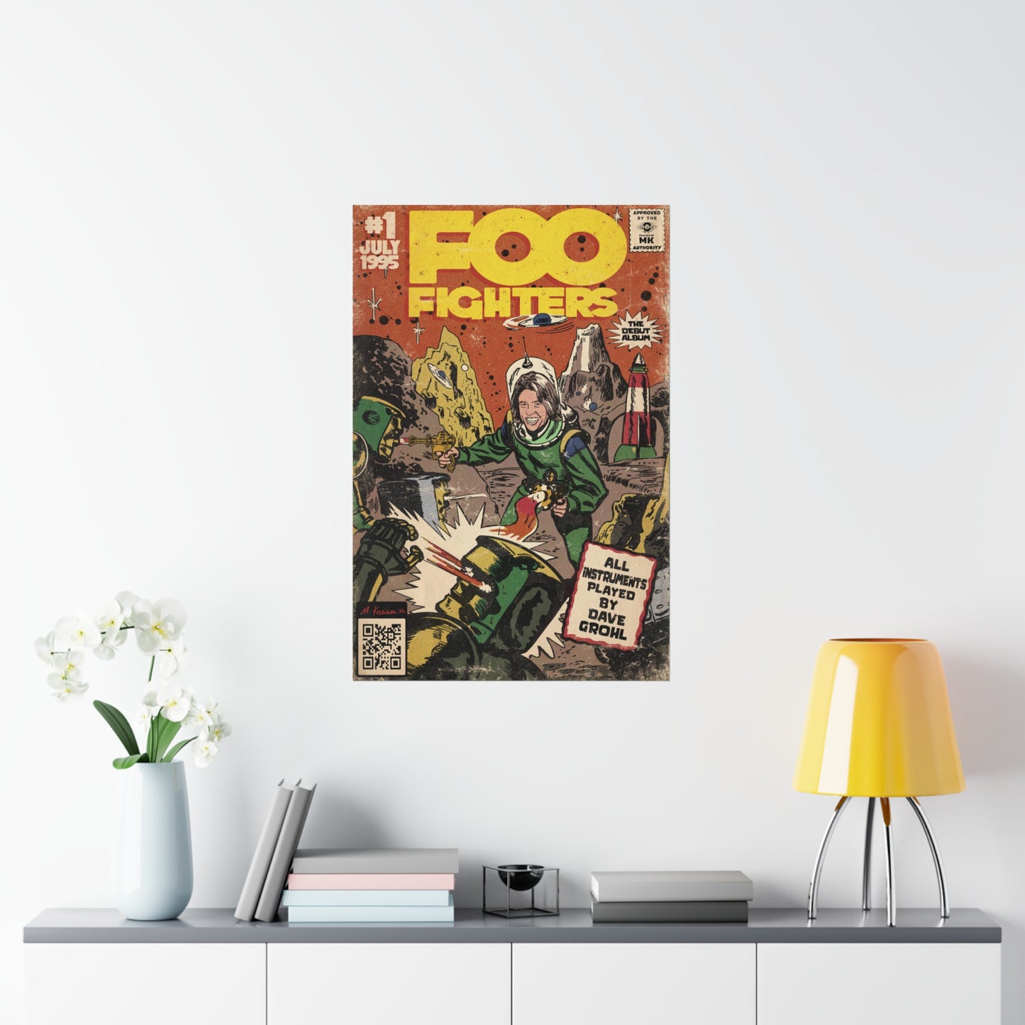 Foo Fighters - Self Titled - Vertical Matte Poster