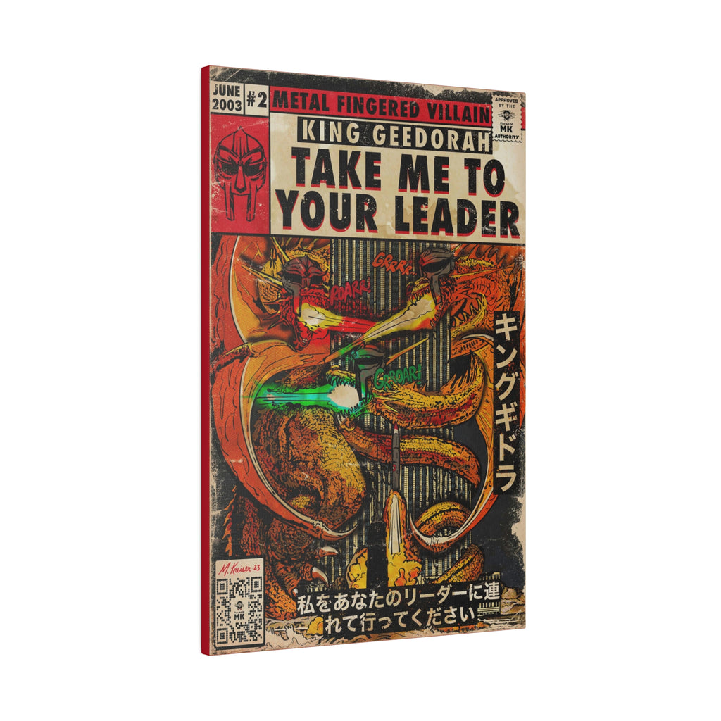 Take Me To Your Leader -  Matte Canvas, Stretched, 0.75"