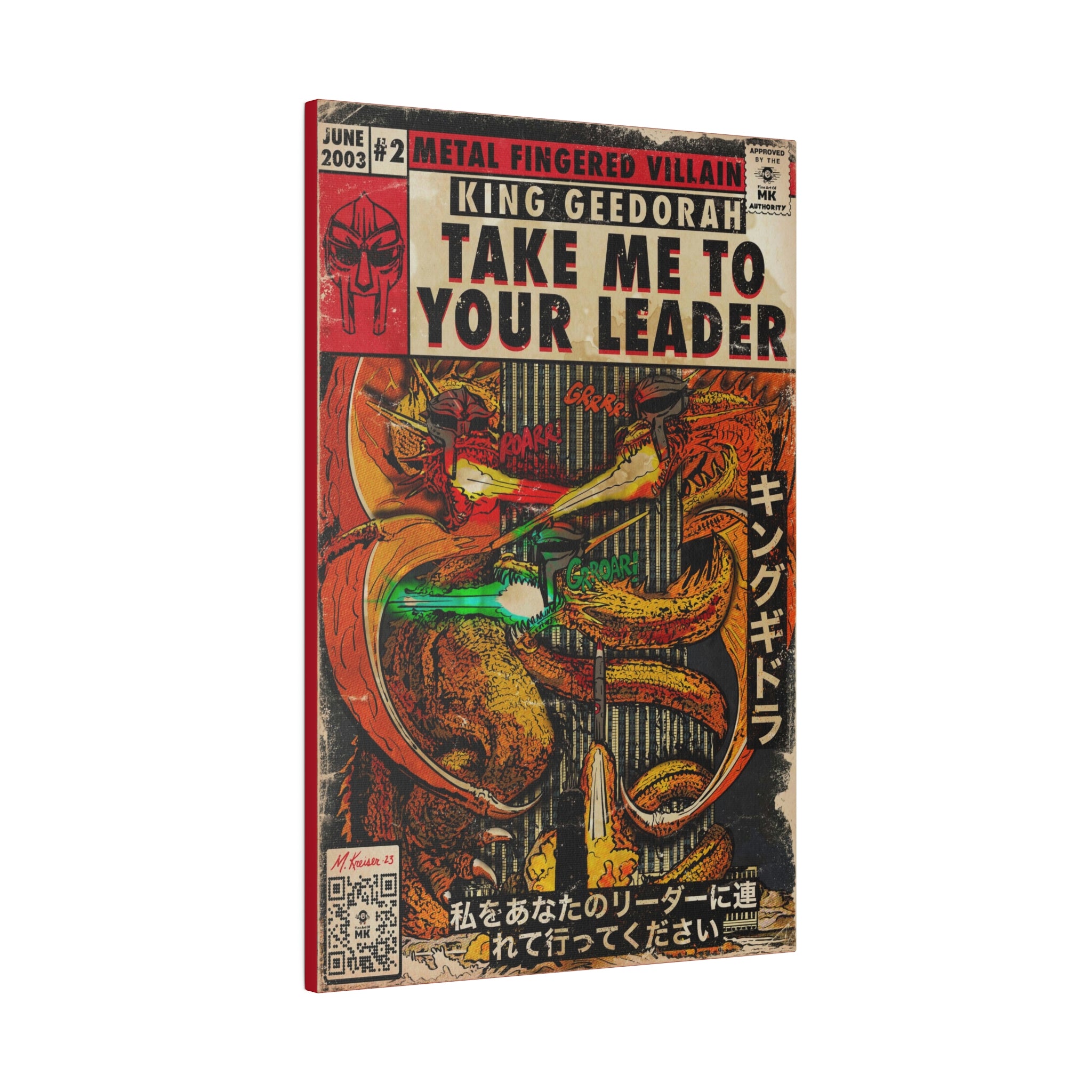Take Me To Your Leader -  Matte Canvas, Stretched, 0.75"