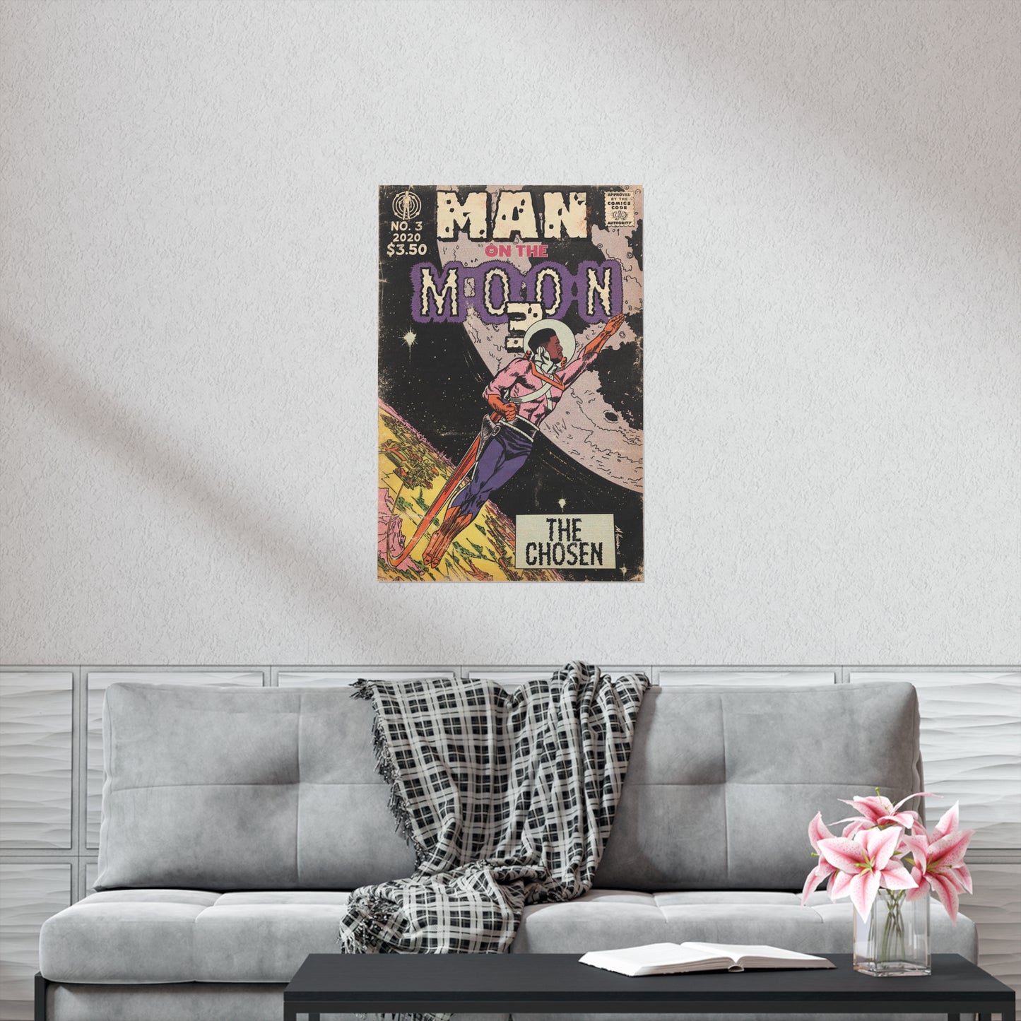 Kid Cudi - Man On The Moon 3 -Vertical Matte Poster