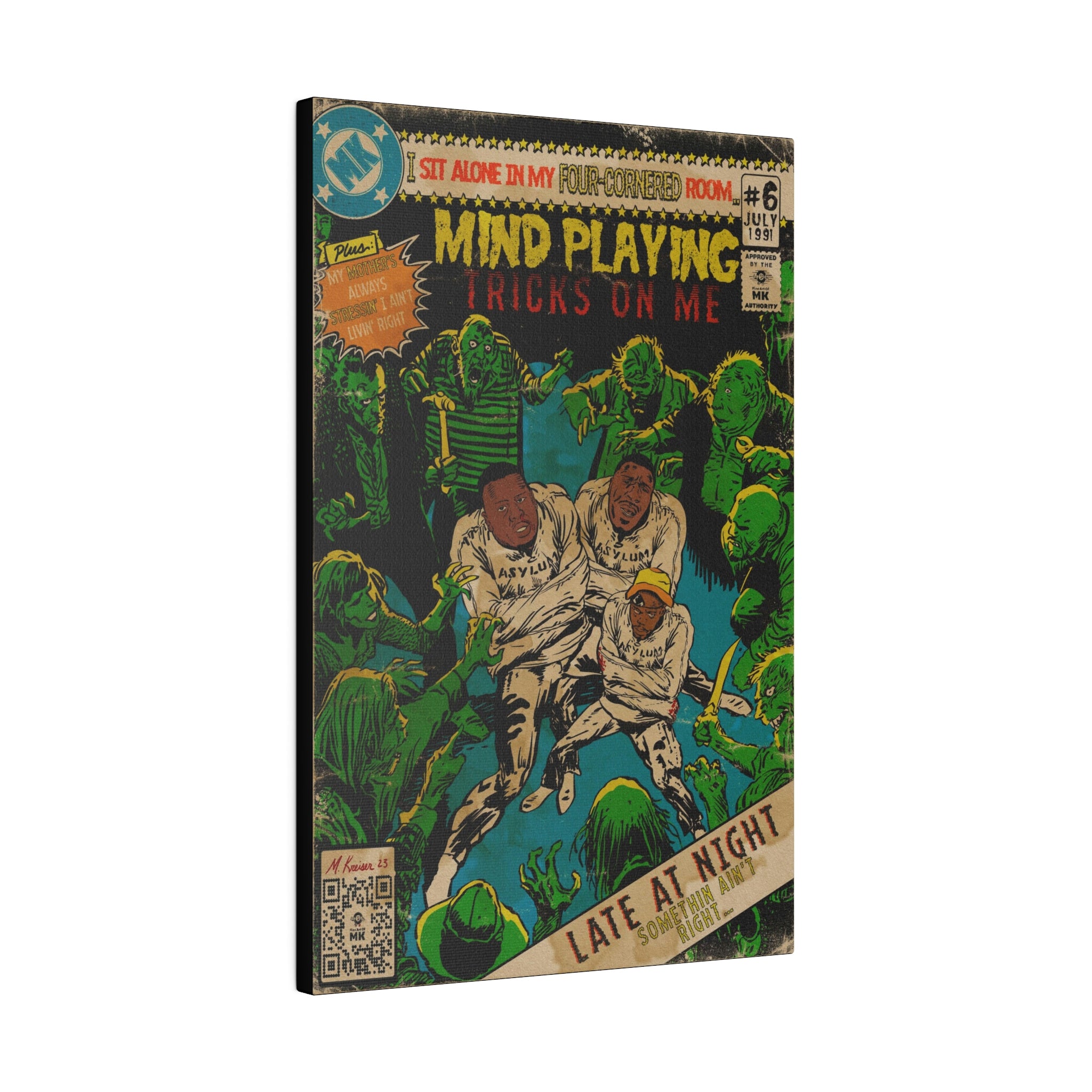 Mind Playing Tricks - Matte Canvas, Stretched, 0.75"