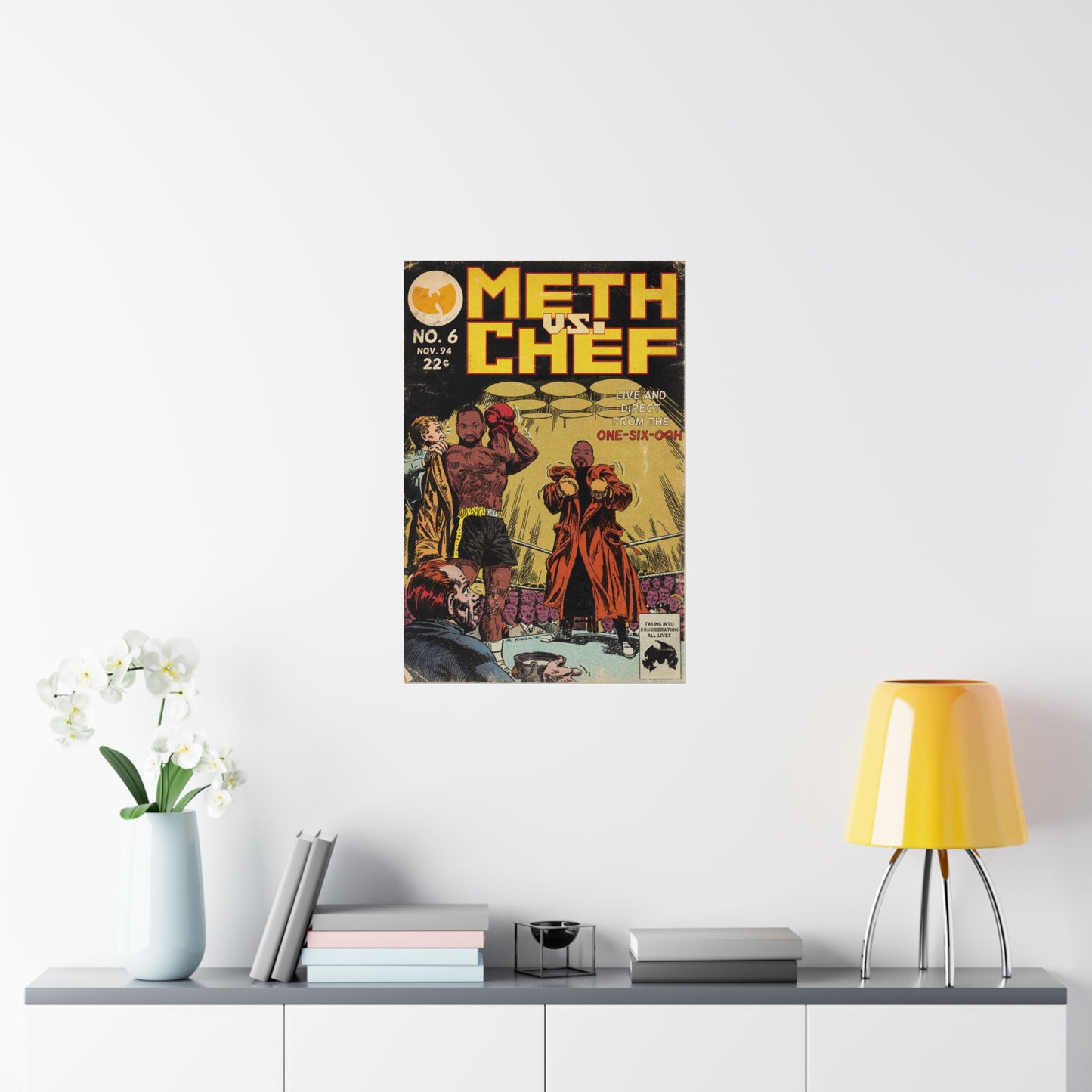 Method Man - Meth vs Chef - Raekwon - Vertical Matte Poster