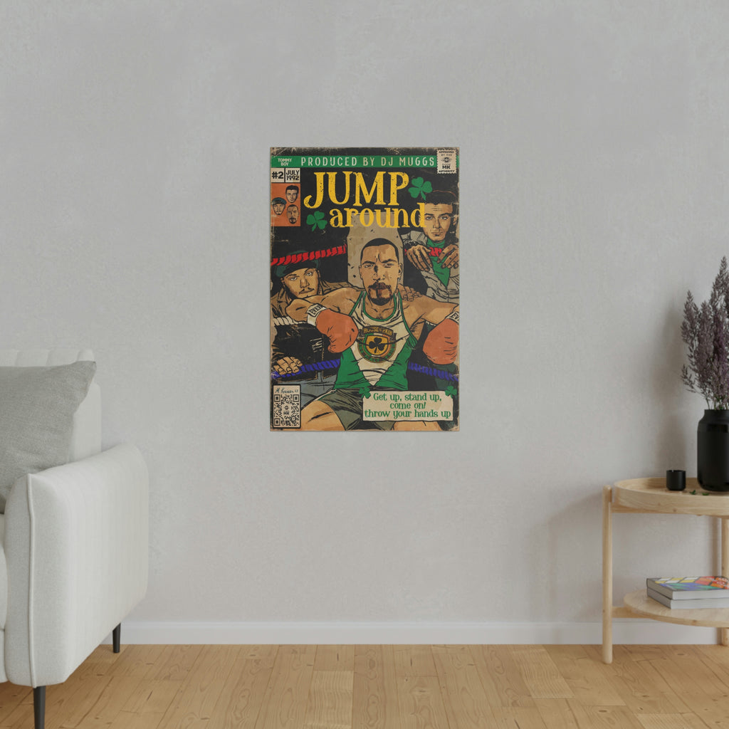 Jump Around -  Matte Canvas, Stretched, 0.75"