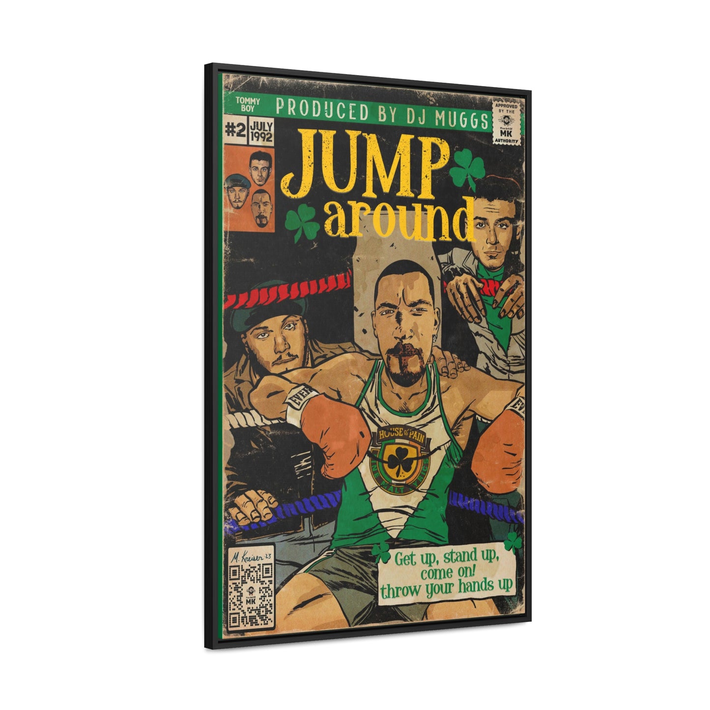 House of Pain - Jump Around -  Gallery Canvas Wraps, Vertical Frame