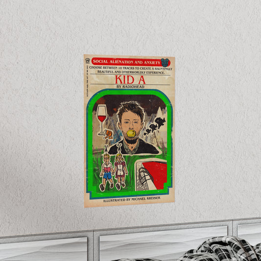 Kid A - Vertical Matte Posters
