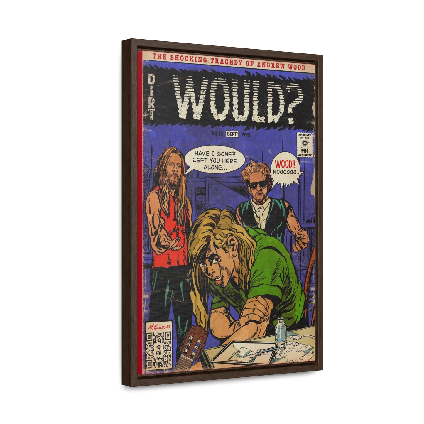 Alice In Chains - Would? - Gallery Canvas Wraps, Vertical Frame