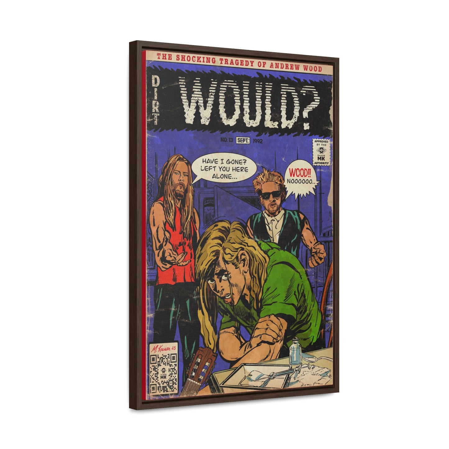 Alice In Chains - Would? - Gallery Canvas Wraps, Vertical Frame