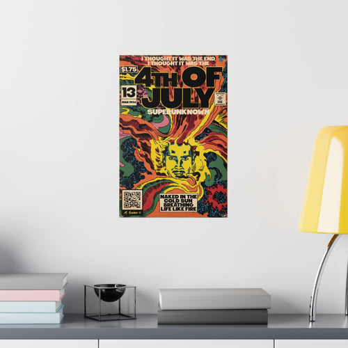 4th Of July - Vertical Matte Poster