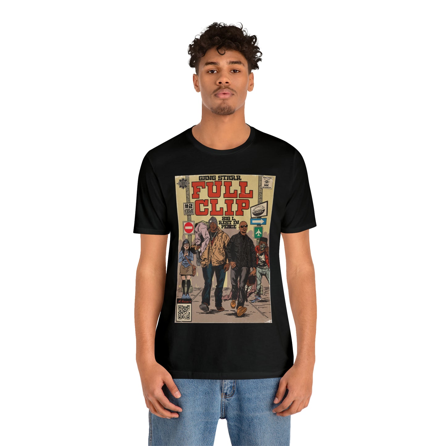 Gang Starr- Full Clip- Unisex Jersey Short Sleeve Tee