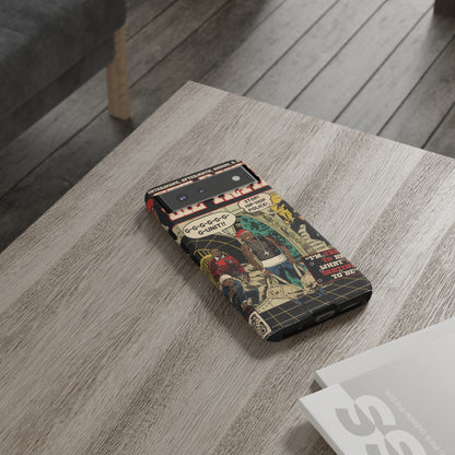 Get Rich Or Die Tryin - Comic Art Tough Phone Cases