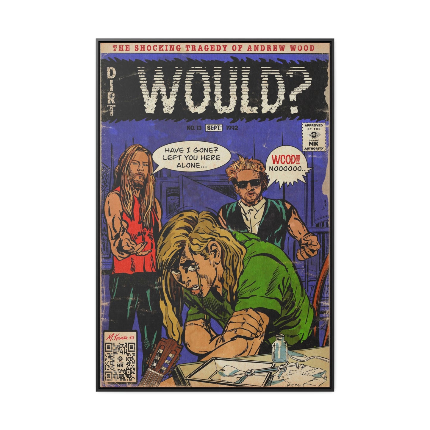 Alice In Chains - Would? - Gallery Canvas Wraps, Vertical Frame