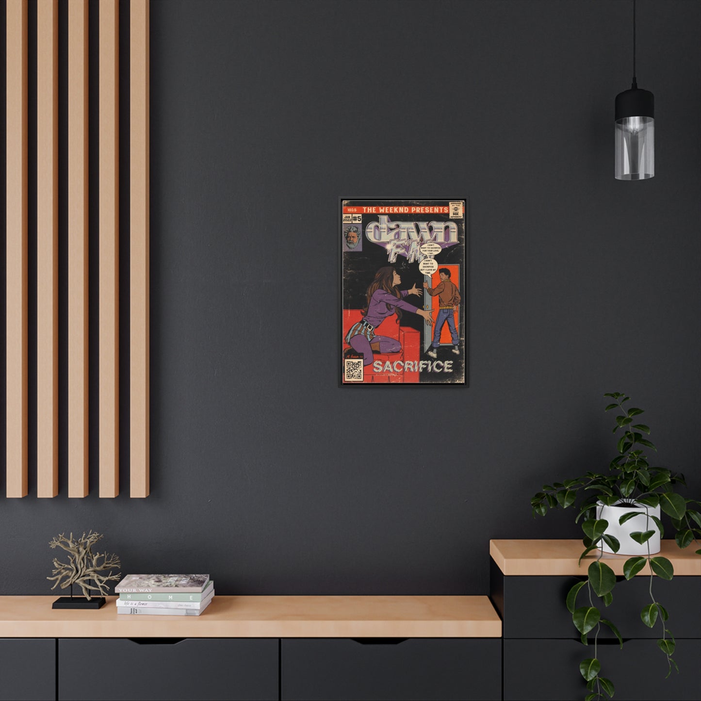 The Weeknd - Dawn FM - Gallery Canvas Wraps, Vertical Frame