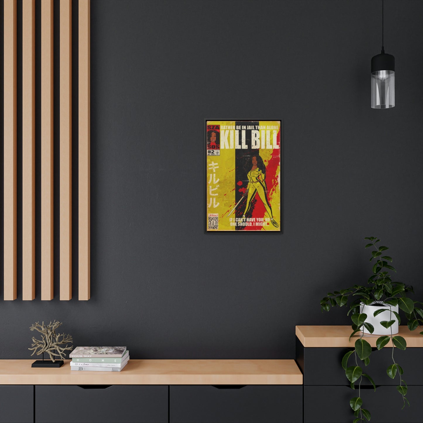SZA - Kill Bill - Gallery Canvas Wraps, Vertical Frame