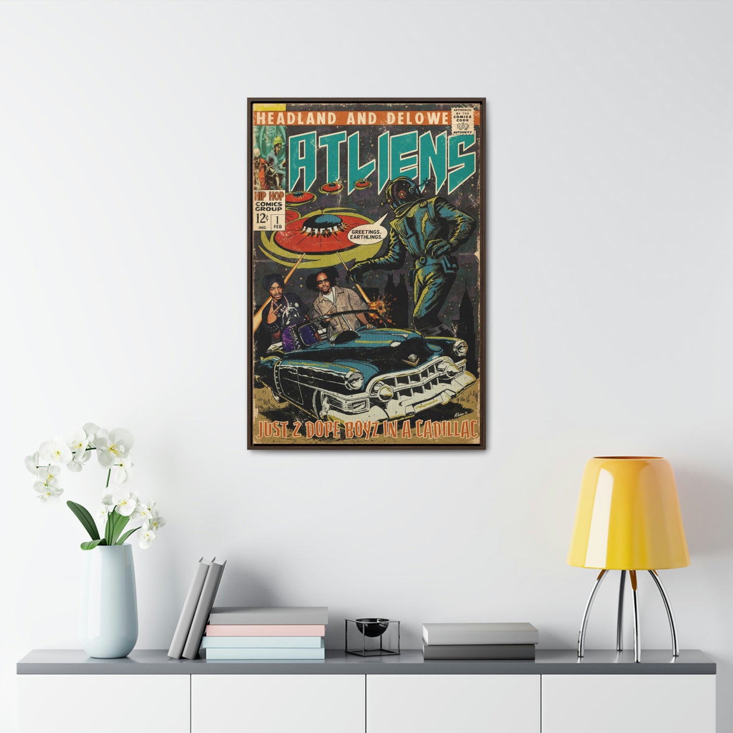 OutKast - 2 Dope Boyz - Atliens - Gallery Canvas Wraps, Vertical Frame