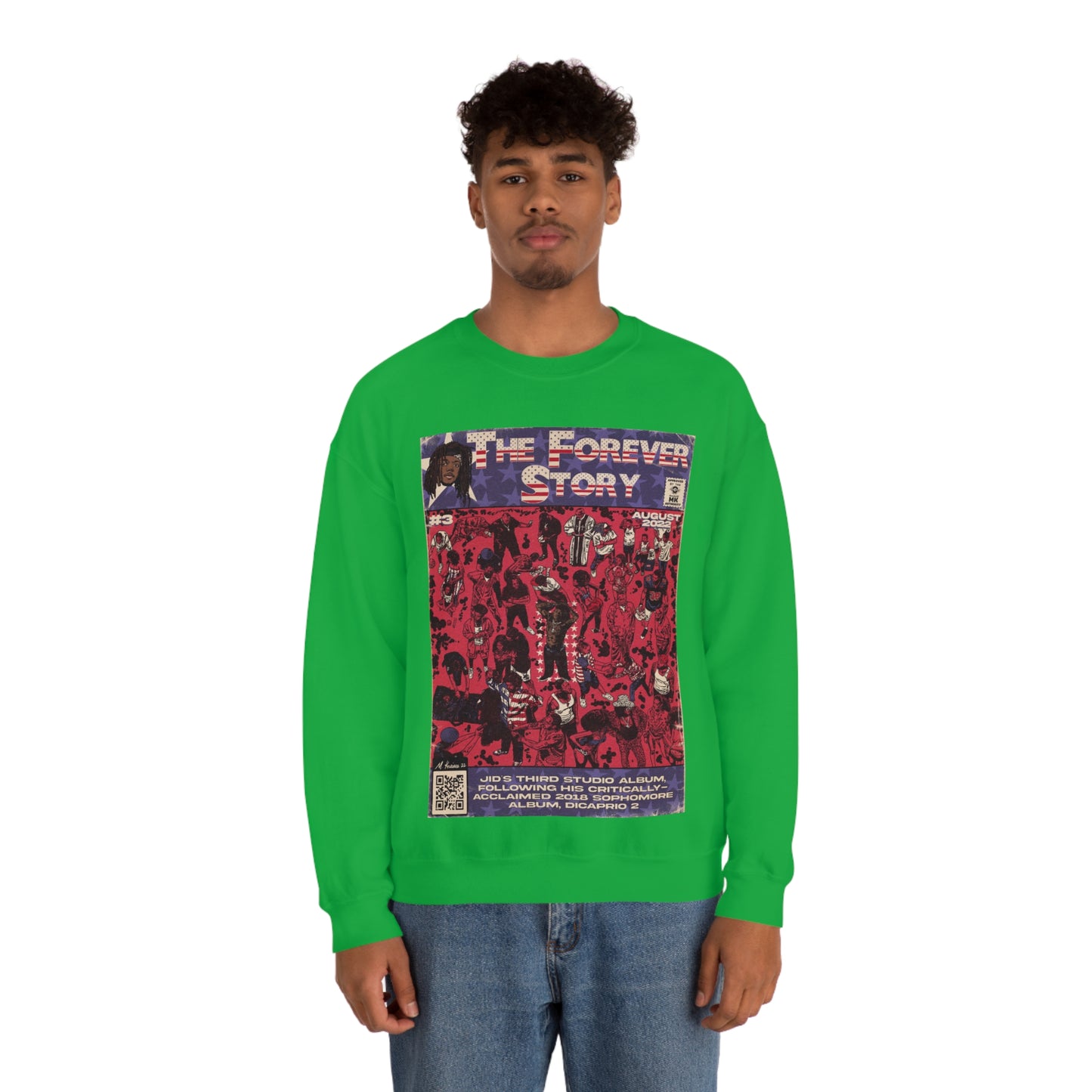 JID- The Forever Story -  Unisex Heavy Blend™ Crewneck Sweatshirt