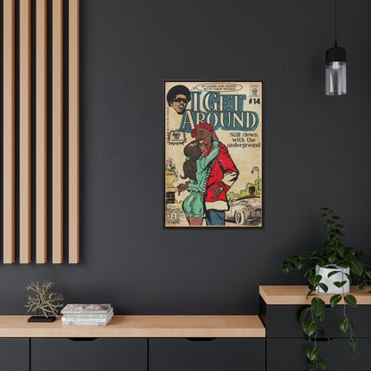 2Pac - I Get Around - Tupac - Gallery Canvas Wraps, Vertical Frame