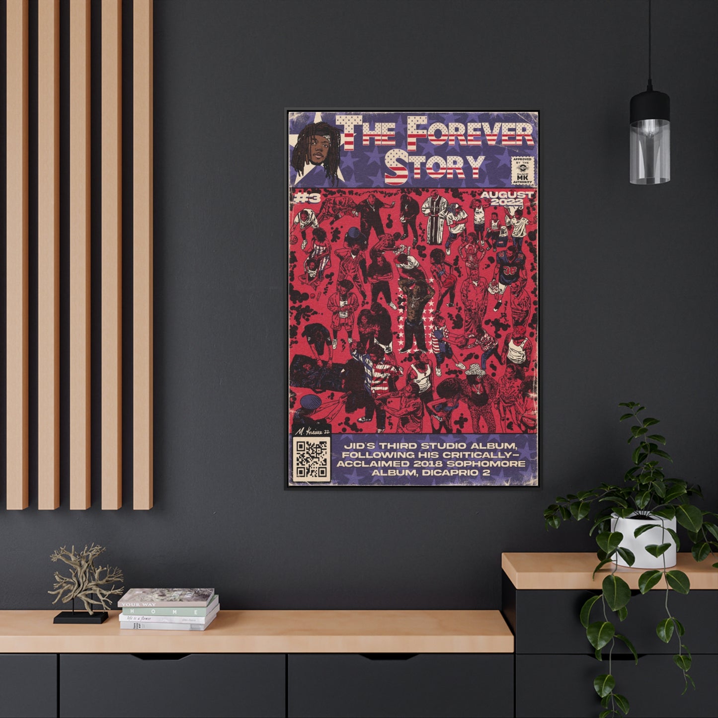 JID- The Forever Story - Gallery Canvas Wraps, Vertical Frame