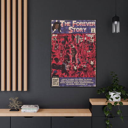 JID- The Forever Story - Gallery Canvas Wraps, Vertical Frame