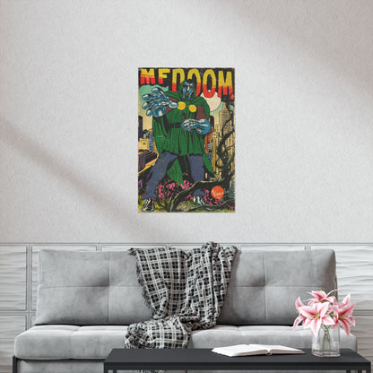 MF DOOM - Hip Hop Comics - Vertical Matte Poster