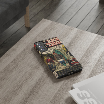 Get Rich Or Die Tryin - Comic Art Tough Phone Cases