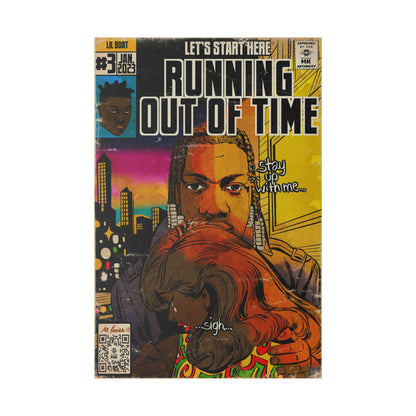 Lil Yachty - Running Out Of Time - Matte Canvas, Stretched, 0.75"
