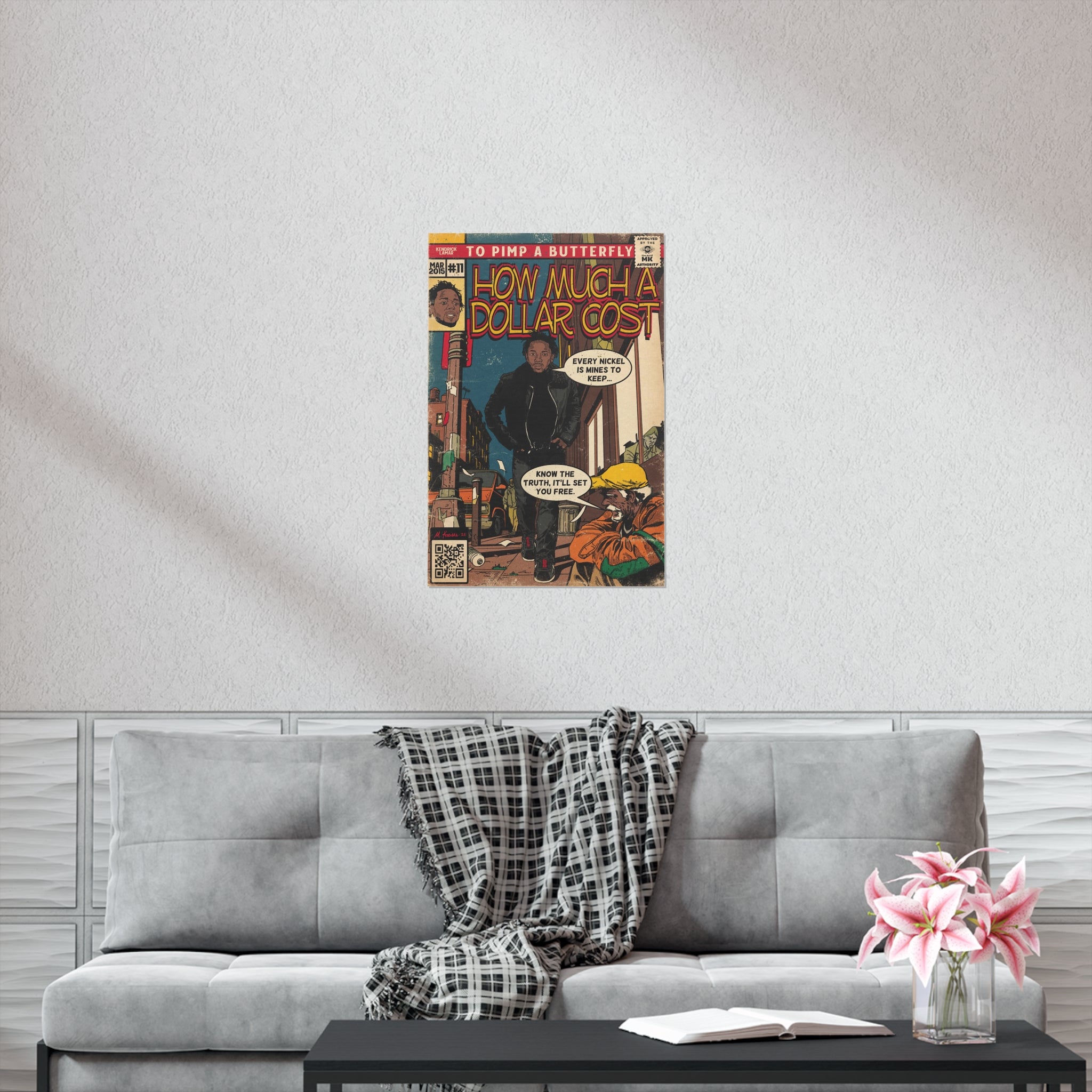 How Much A Dollar Cost - Vertical Matte Poster