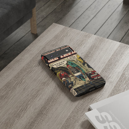 Get Rich Or Die Tryin - Comic Art Tough Phone Cases