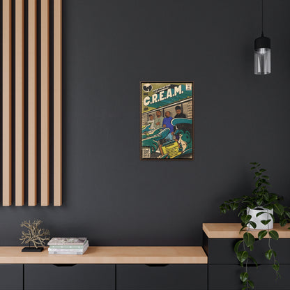 C.R.E.A.M - Gallery Canvas Wraps, Vertical Frame