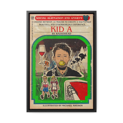 Radiohead- Kid A - Gallery Canvas Wraps, Vertical Frame