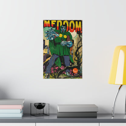 MF DOOM - Hip Hop Comics - Vertical Matte Poster