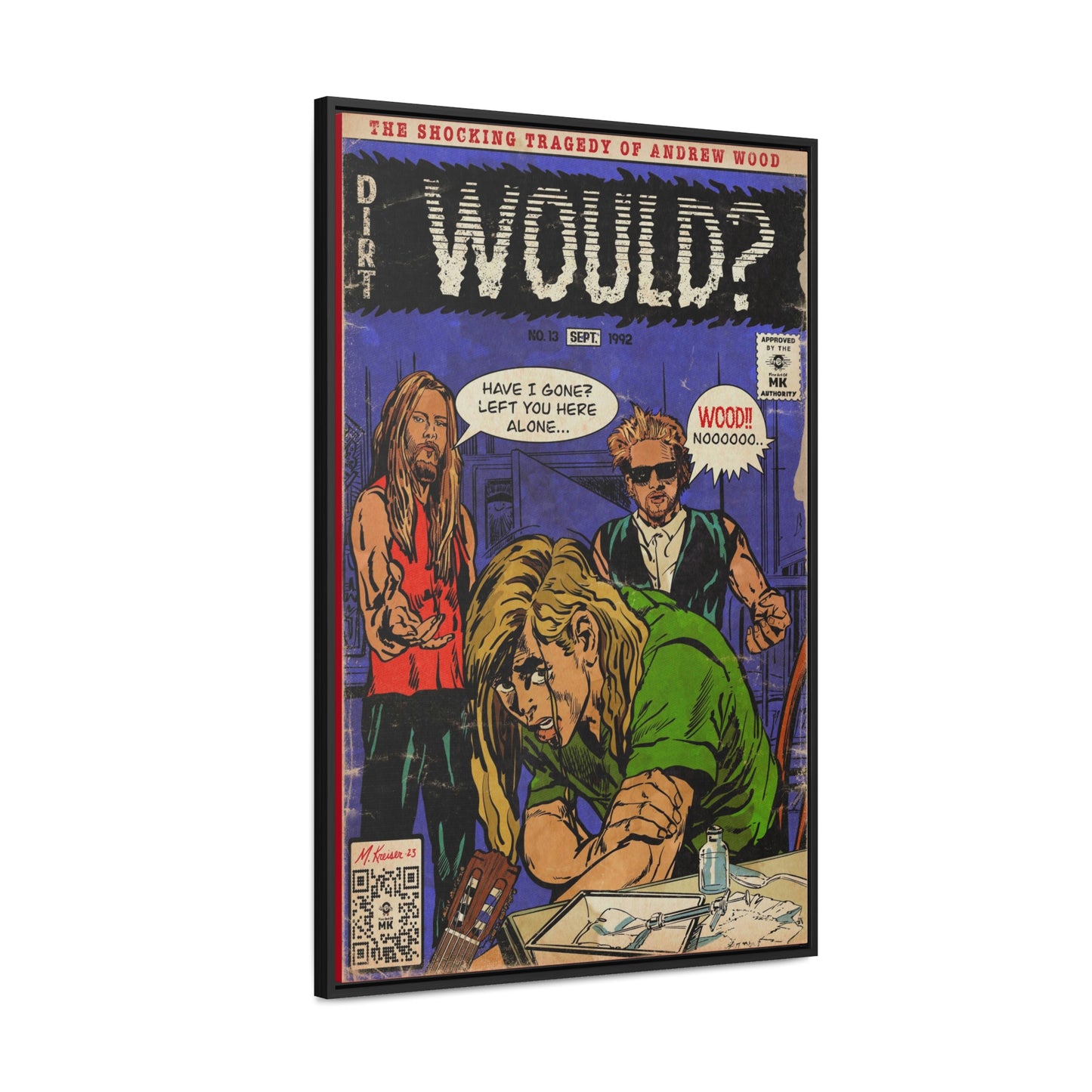 Alice In Chains - Would? - Gallery Canvas Wraps, Vertical Frame