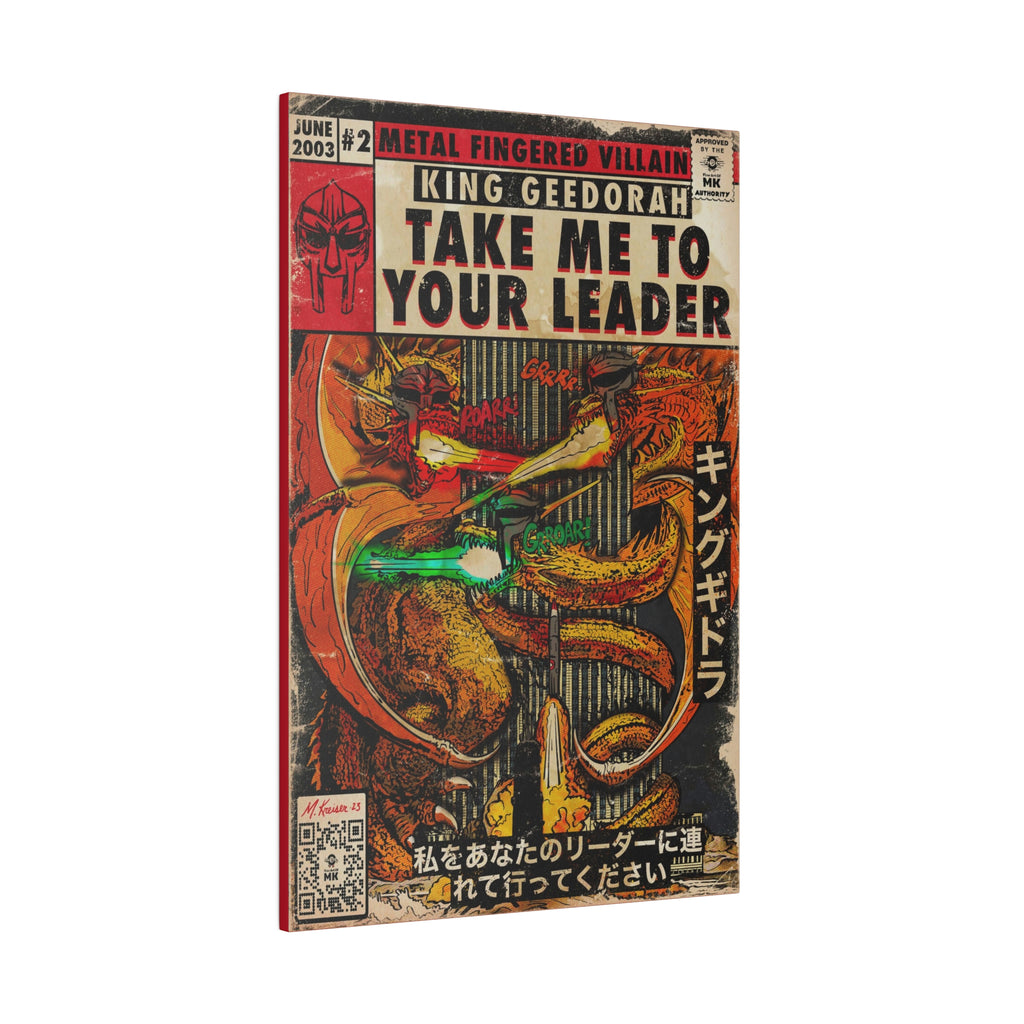 Take Me To Your Leader -  Matte Canvas, Stretched, 0.75"