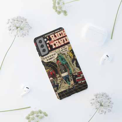 Get Rich Or Die Tryin - Comic Art Tough Phone Cases