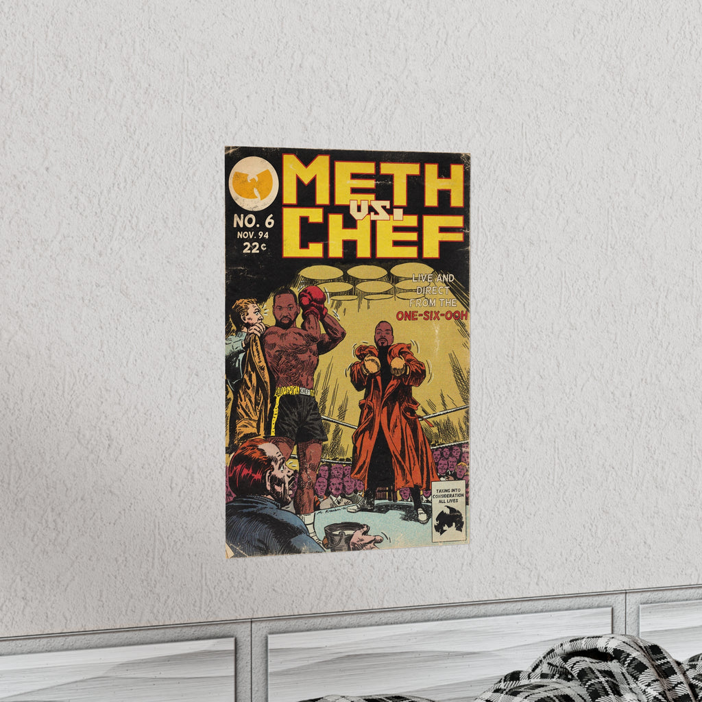 Meth vs Chef - Vertical Matte Poster – Fine Art Of MK