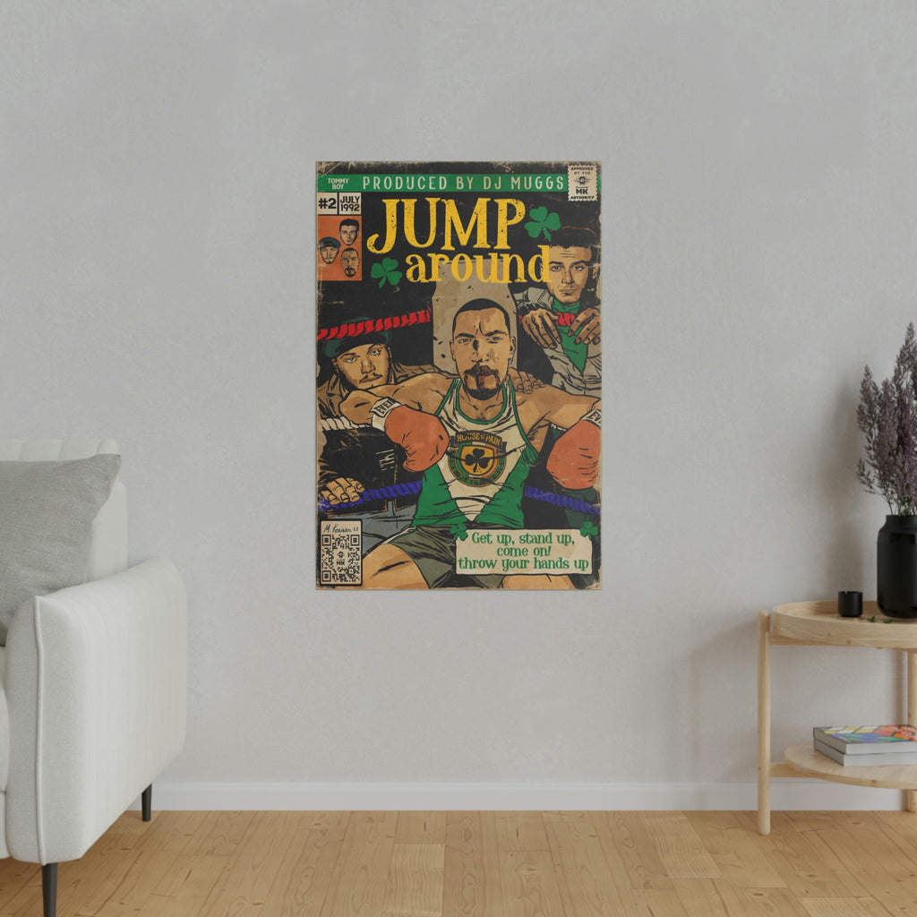 Jump Around -  Matte Canvas, Stretched, 0.75"