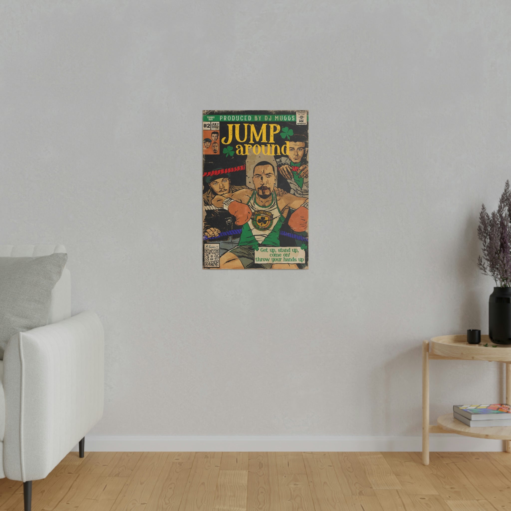 Jump Around -  Matte Canvas, Stretched, 0.75"