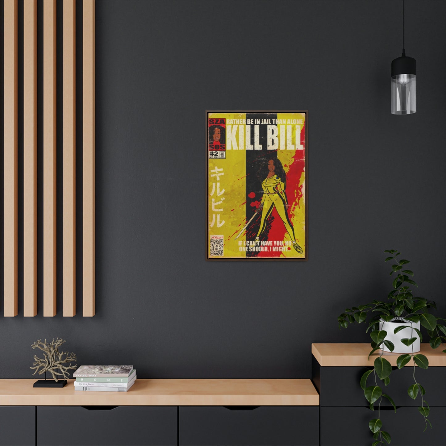 SZA - Kill Bill - Gallery Canvas Wraps, Vertical Frame