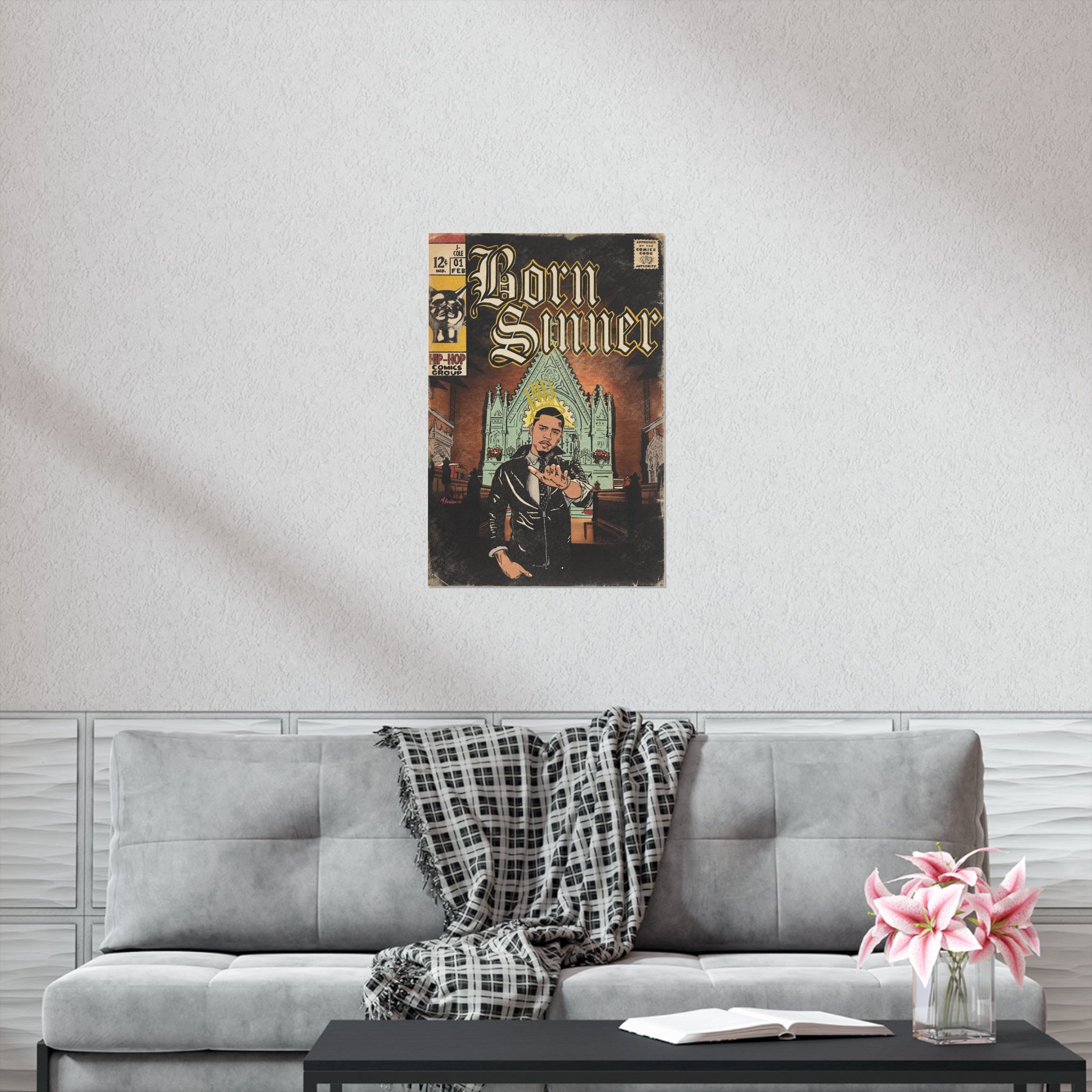 Born Sinner - Vertical Matte Poster