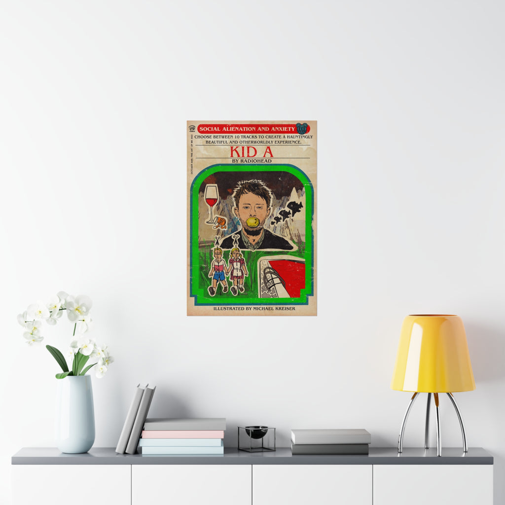 Kid A - Vertical Matte Posters