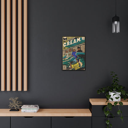 C.R.E.A.M - Gallery Canvas Wraps, Vertical Frame