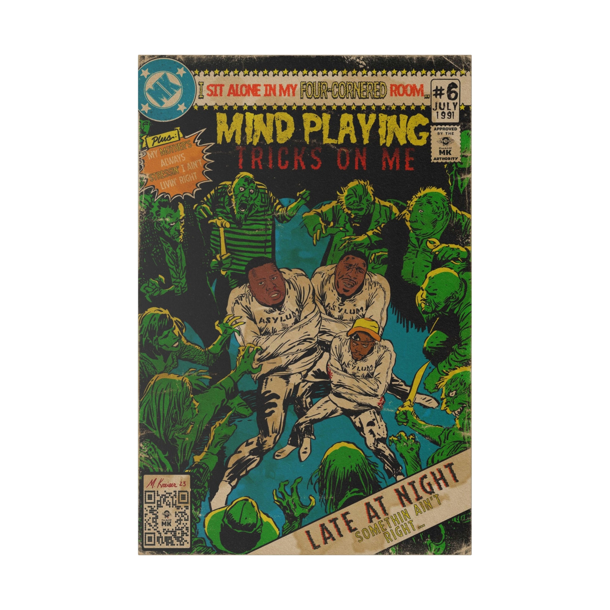 Mind Playing Tricks - Matte Canvas, Stretched, 0.75"